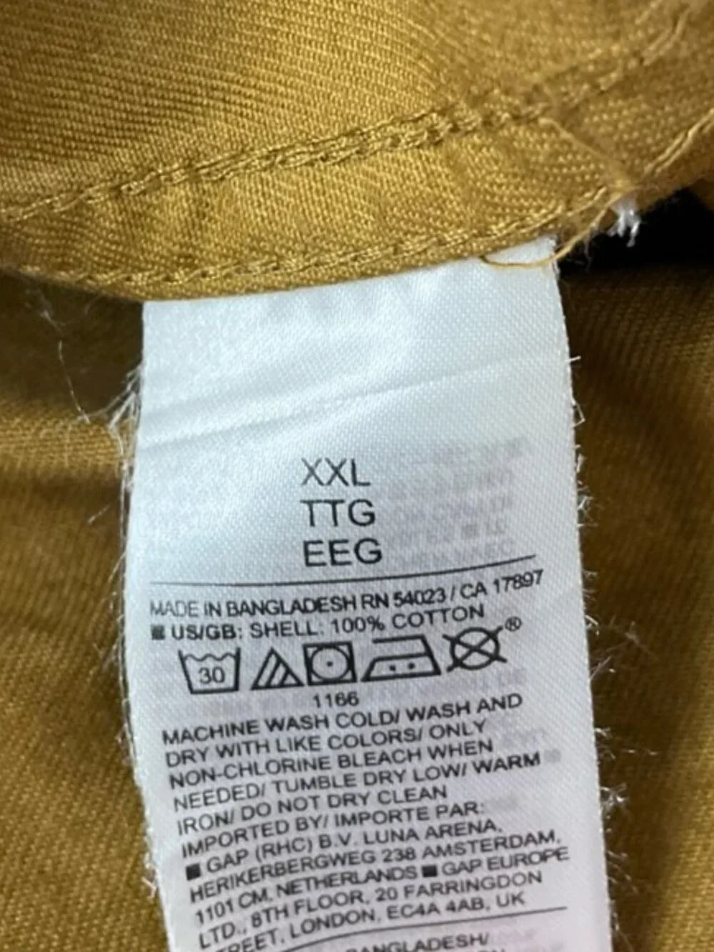 Banana Republic‎ Shirt Jacket Shacket Men’s XXL Tan Heavy Cotton